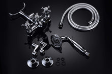Load image into Gallery viewer, Sumerain Clawfoot Wall Mounted Tub Faucet with Hand Shower in Chrome