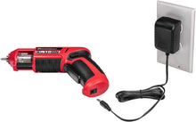 Load image into Gallery viewer, Powerbuilt 4V Cordless Screwdriver with Bit Holder and Battery