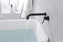 Load image into Gallery viewer, Sumerain Wall Mount High Flow Long Reach Tub Faucet in Matte Black