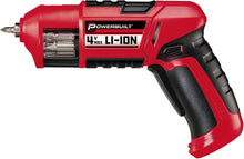 Load image into Gallery viewer, Powerbuilt 4V Cordless Screwdriver with Bit Holder and Battery