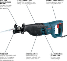 Load image into Gallery viewer, WorldWide Sales Online BOSCH RS325 120-Volt 12-Amp Reciprocating Saw