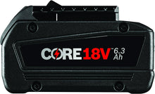 Load image into Gallery viewer, WorldWide Sales Online Bosch CORE18V Lithium Ion 6.3 Ah Battery GBA18V63