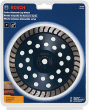 Load image into Gallery viewer, WorldWide Sales Online BOSCH DC730H 7 In. Turbo Row Diamond Cup Wheel with 5/8"-11 Hub