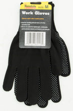 Load image into Gallery viewer, WorldWide Sales Online GLOVES, BLACK W/PVC DOTS, MEDIUM W\HANG TAG 12-144\9