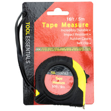 Load image into Gallery viewer, WorldWide Sales Online Tool Essentials 16ft x 3/8" Tape Measure with Shock Resistant Rubber Case