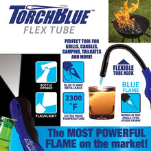 Load image into Gallery viewer, WorldWide Sales Online TORCH BLUE GRILL LIGHTER W/LED & OPENER (DISPALAY) 12-144\32