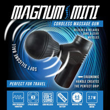 Load image into Gallery viewer, Magnum Mini Cordless Massage Gun with Silicone Ball, Travel Sized