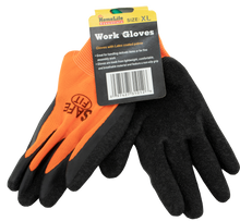 Load image into Gallery viewer, (144 Pairs) Tool Essentials X-Large Orange Latex Coated Palm Knitted Work Gloves
