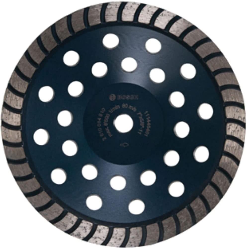 BOSCH DC730H 7 In. Turbo Row Diamond Cup Wheel with 5/8