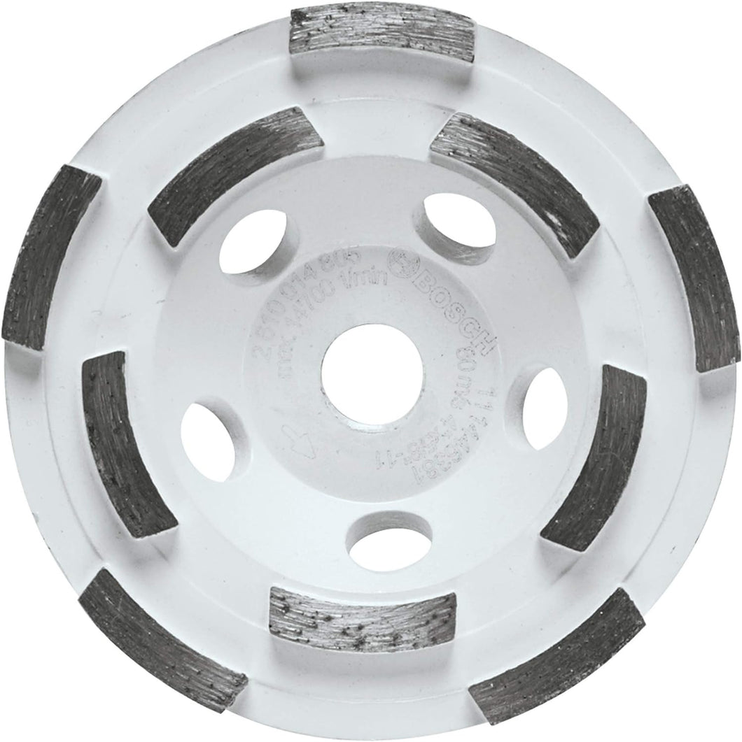 BOSCH DC410H 4 in. Double Row Segmented Diamond Cup Wheel