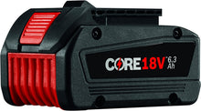 Load image into Gallery viewer, Bosch CORE18V Lithium Ion 6.3 Ah Battery GBA18V63
