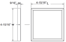 Load image into Gallery viewer, 10 Pack RP Lighting 4” LED Low Profile Flush Mount, 120v, Satin White
