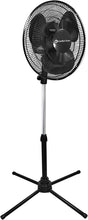 Load image into Gallery viewer, Comfort Zone 16&quot; Oscillating 3 Speed Standing Fan  Adjustable 41&quot;-47&quot; Height
