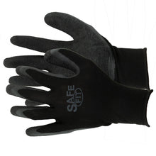 Load image into Gallery viewer, (3 Pairs) Tool Essentials Medium Black Latex Coated Palm Knitted Work Gloves
