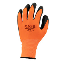 Load image into Gallery viewer, (3 Pairs) Tool Essentials Medium Orange Latex Coated Palm Knitted Work Gloves
