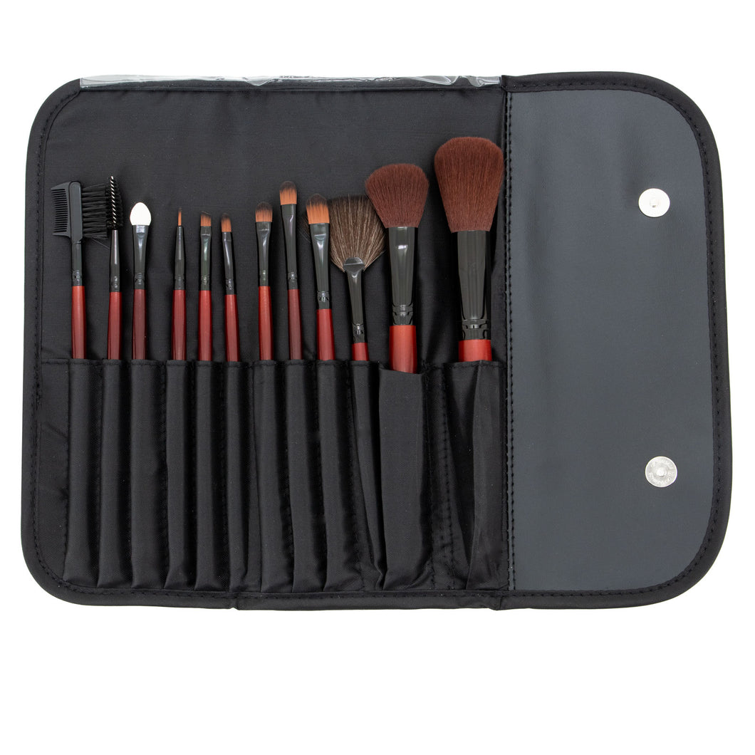 12pc Makeup Brush Set with Case