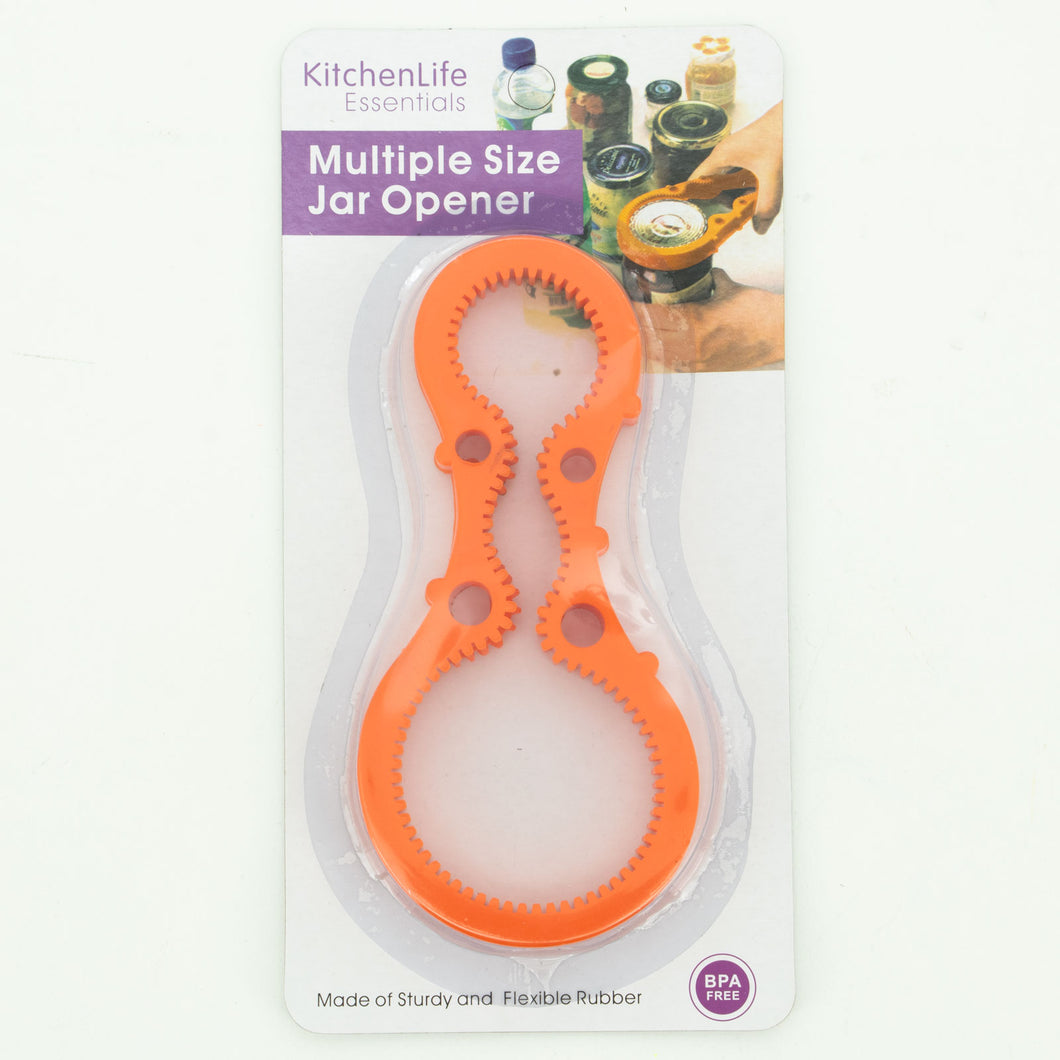 Kitchen Essentials Multi-size Jar Opener, Orange