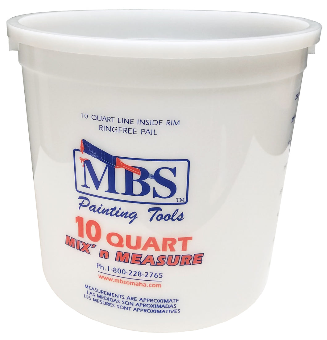 MBS 10-Quart Mix-N-Measure Bucket Made in USA