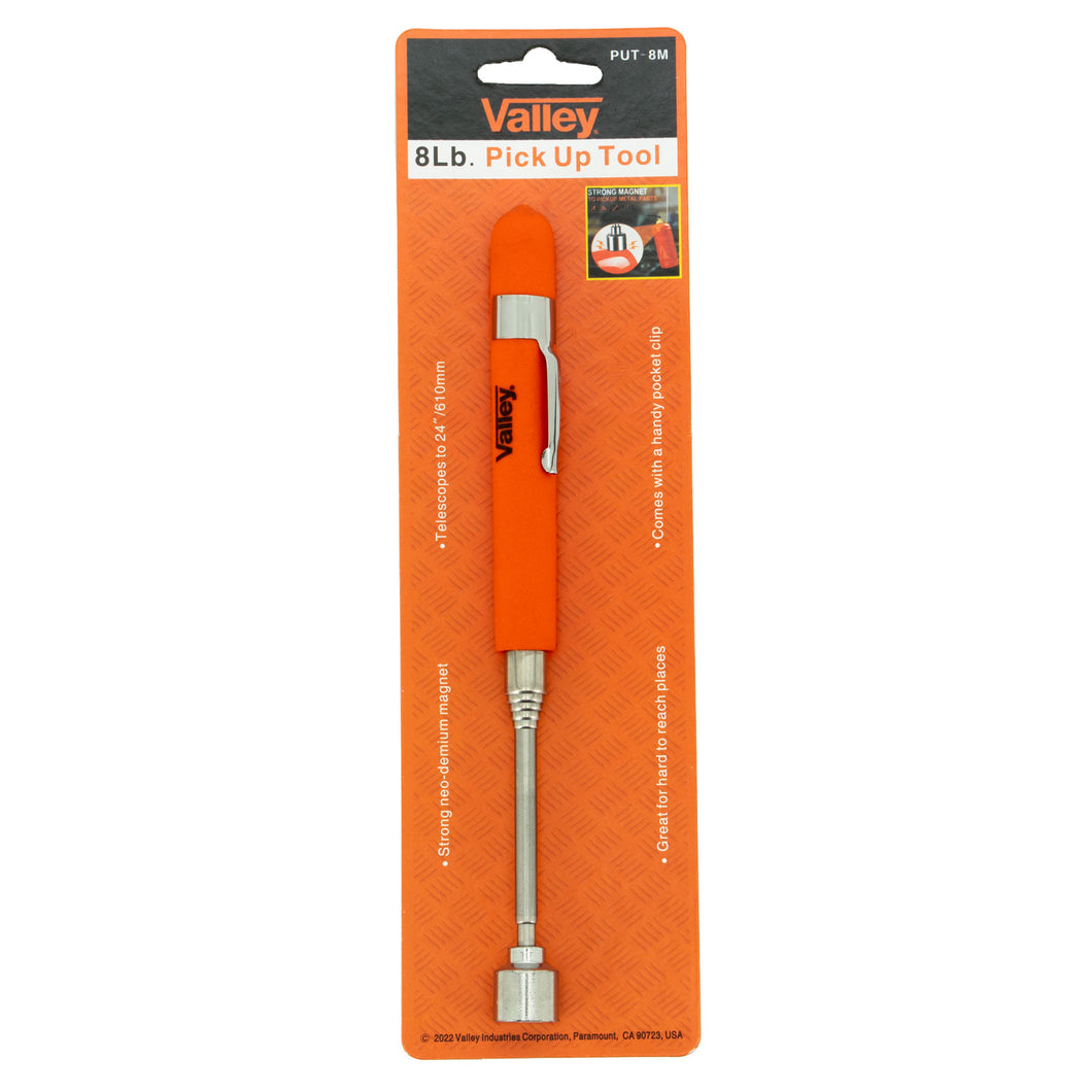 Valley 8LB Telescoping Magnetic Pickup Tool Up to 24 Inch Reach