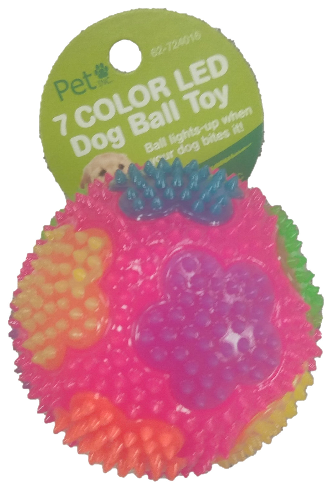 Pet Essentials LED Ball Toy For Dogs Assorted Colors