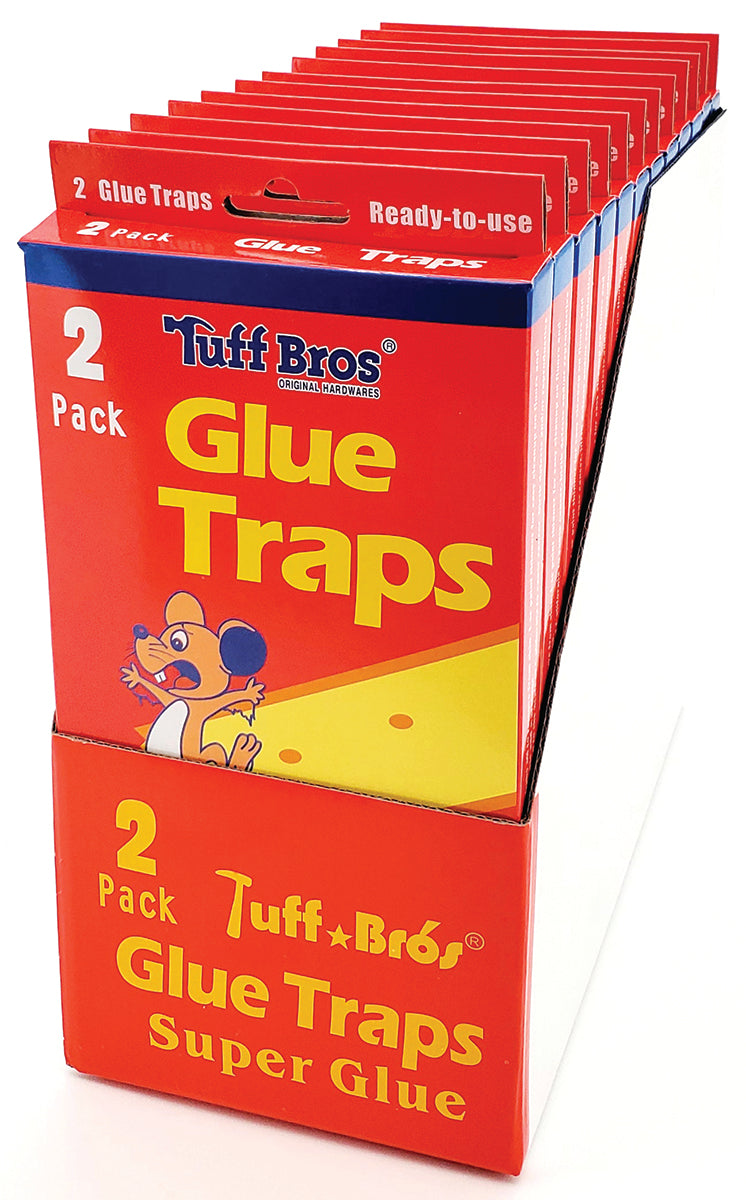 48 Pack of 2pc Super Glue Traps for Mice & Bugs Safe Alternative to Snap Traps