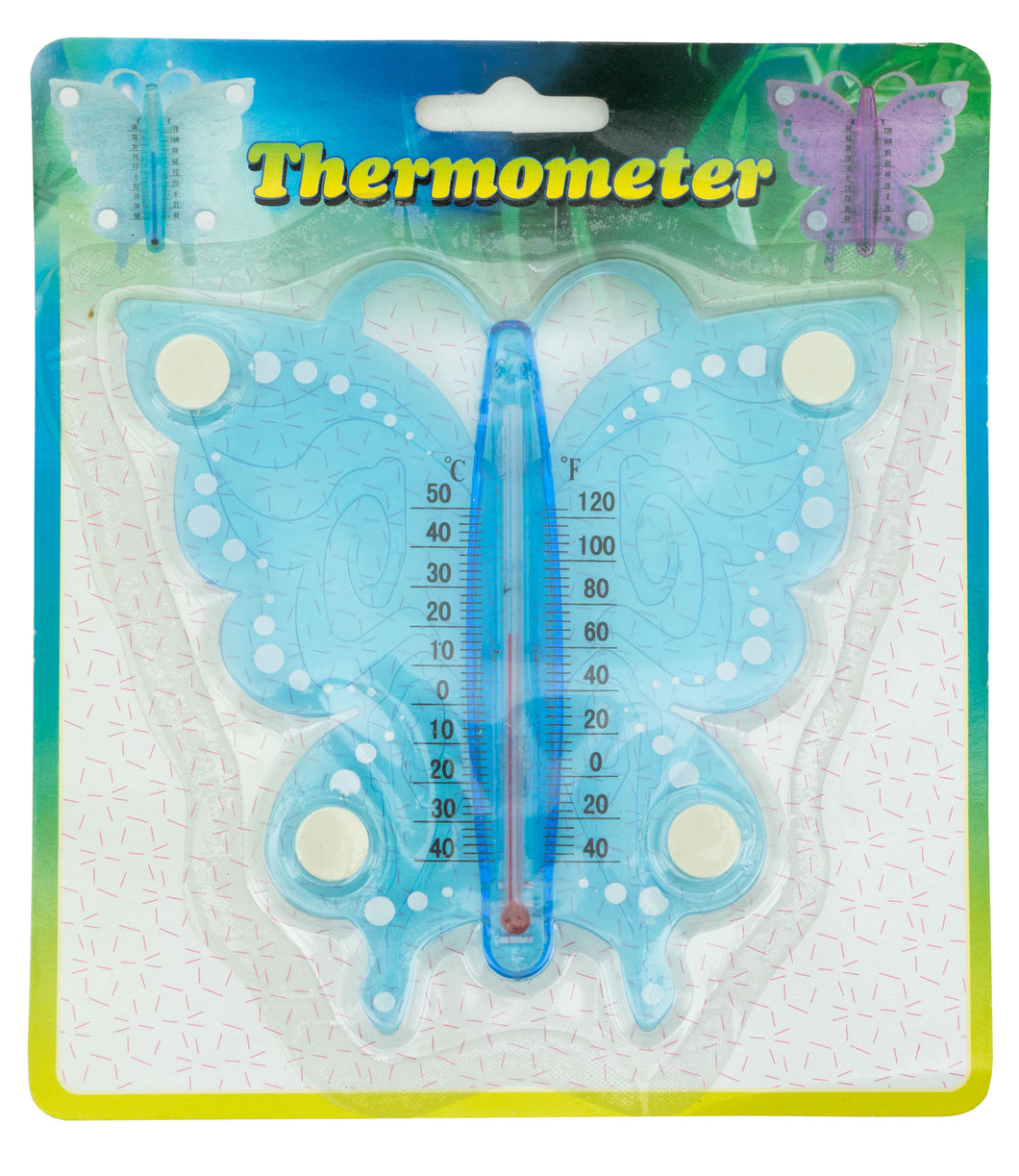 Butterfly Thermometer Printed with Celsius & Fahrenheit Scales