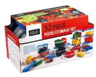 52pc Plastic Food Storage Container Set