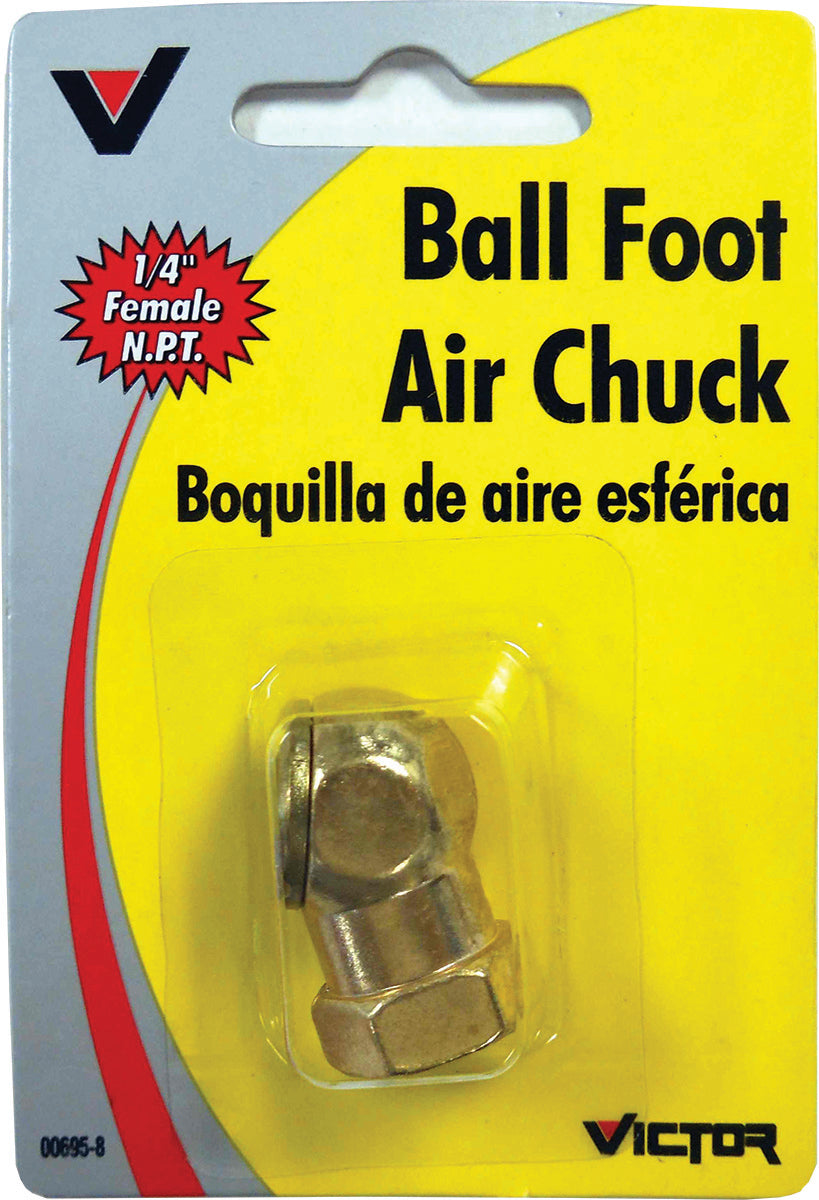 Brass Coated Ball Foot Air Chuck