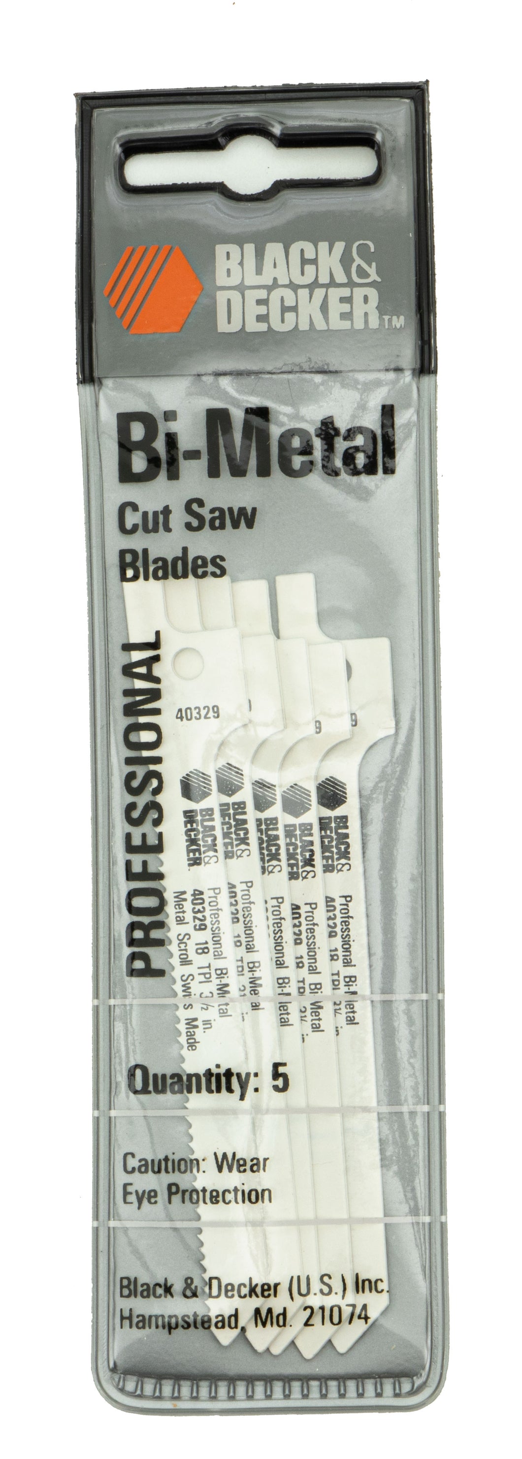 Black & Decker 5pc Bi-Metal Jigsaw Blades Swiss Made