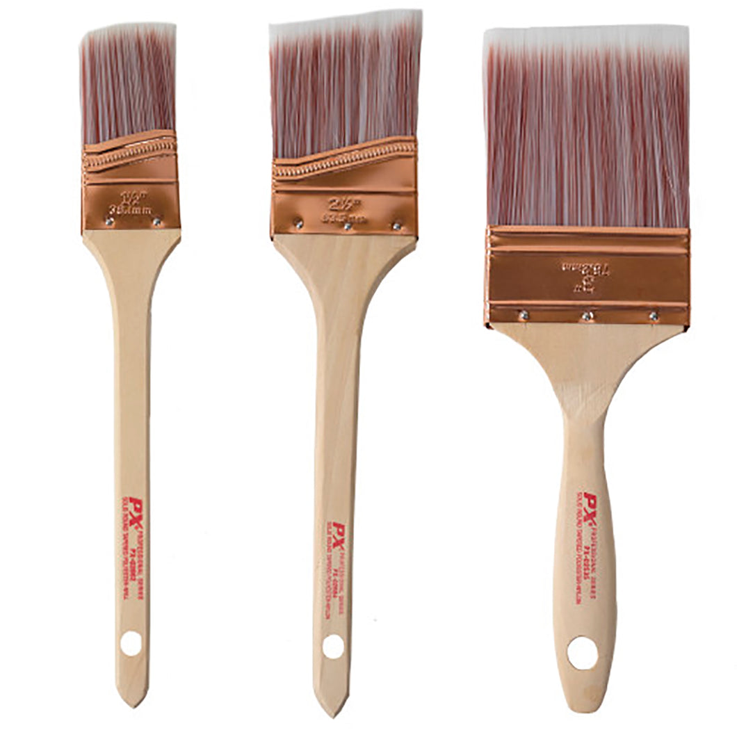 PX PRO Paint Brush Set 3pc Professional Series Brush set 1.5