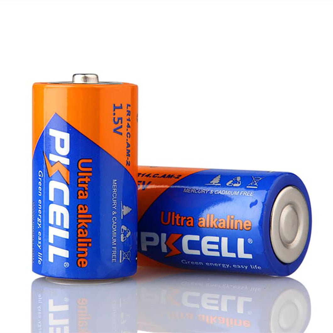 2pc C Ultra Alkaline Batteries