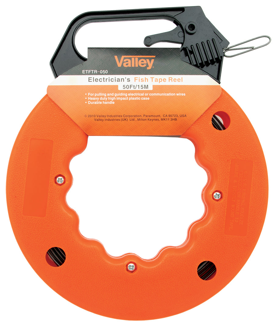 50' Heavy Duty Electrician's Fish Tape Reel