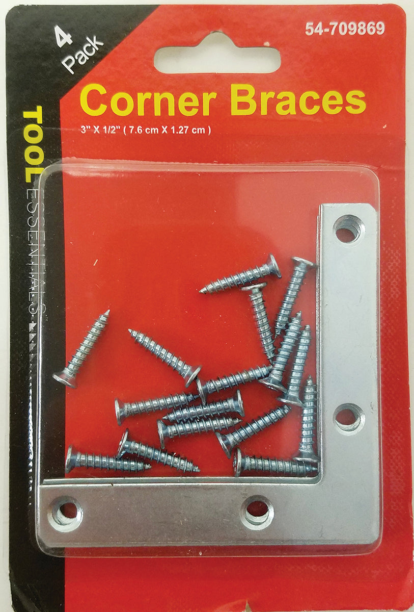 4pc Corner Braces with Screws 3