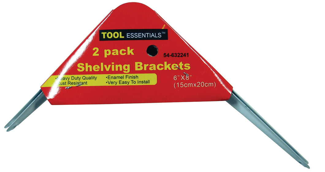 Tool Essentials 2pc Shelving Bracket Set 6