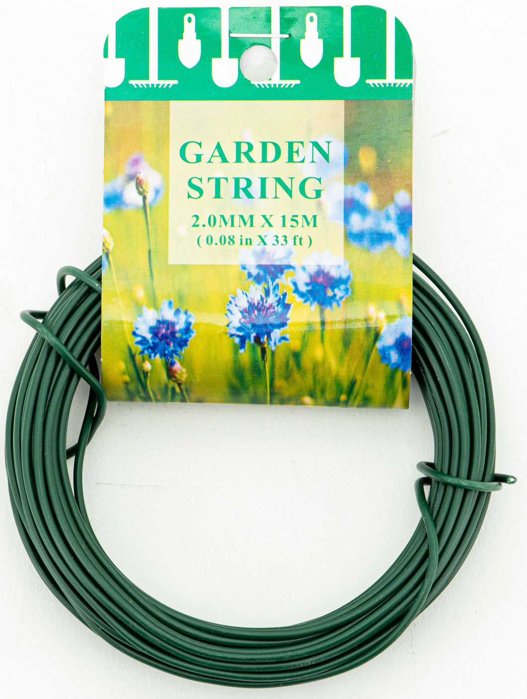 2 pack 35' Green Coated Garden Wire