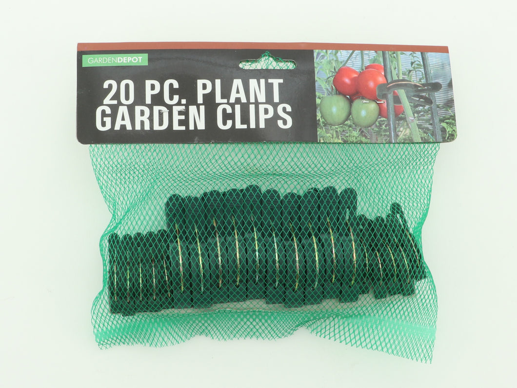 Garden Depot 20pc Plant Garden Clips, Small and Large Assortment