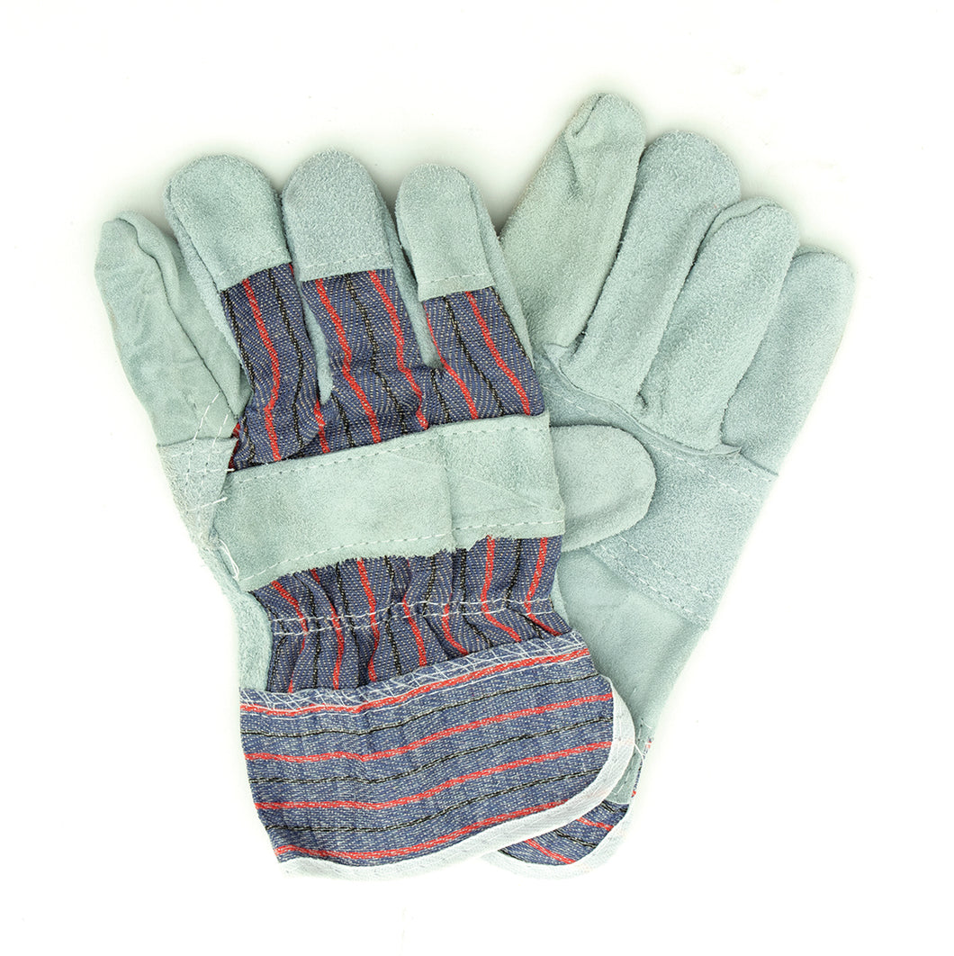 1 Dozen Split Leather Palm Work Gloves
