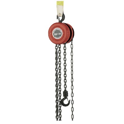 Tool Essentials Chain Hoist, 1 Ton Max All Metal with Heavy Duty Hooks and Chain
