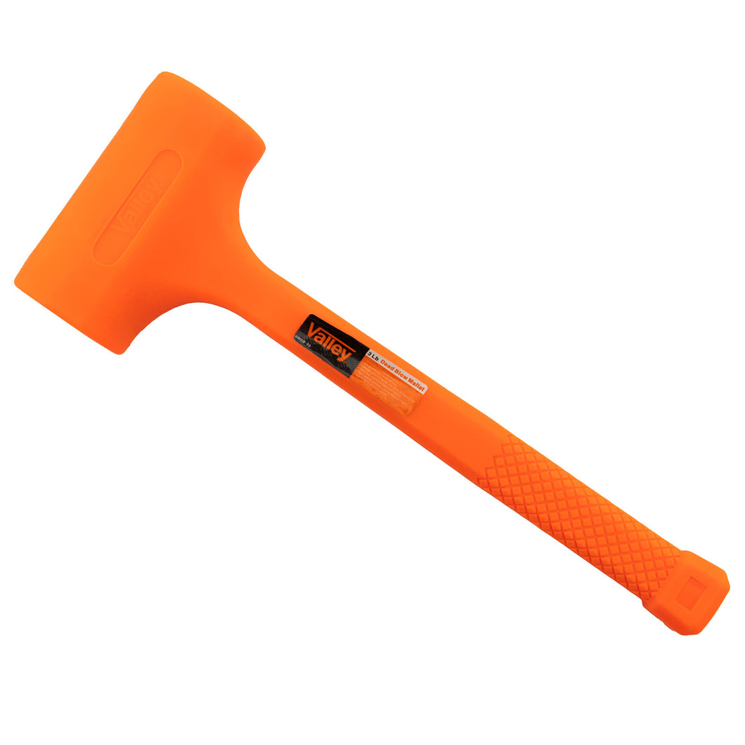 4lb Dead Blow Polyurethane Mallet with Steel Frame