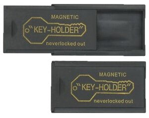 Hide-A-Key Set of 2 Magnetic Key Holder LOCKOUTS SPARE KEYS