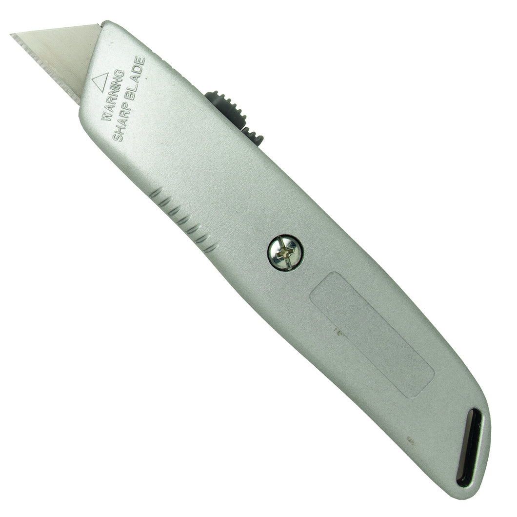 MBS Aluminum Utility Knife, Retractable and Locking