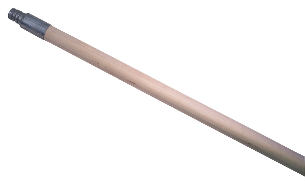 Extension Pole 4' Wooden Handle with Metal Screw End