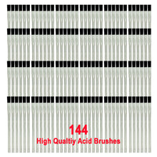 Load image into Gallery viewer, 144 Acid Brushes for Adhesives &amp; Flux 6&quot; length, 3/8&quot; Brush Width
