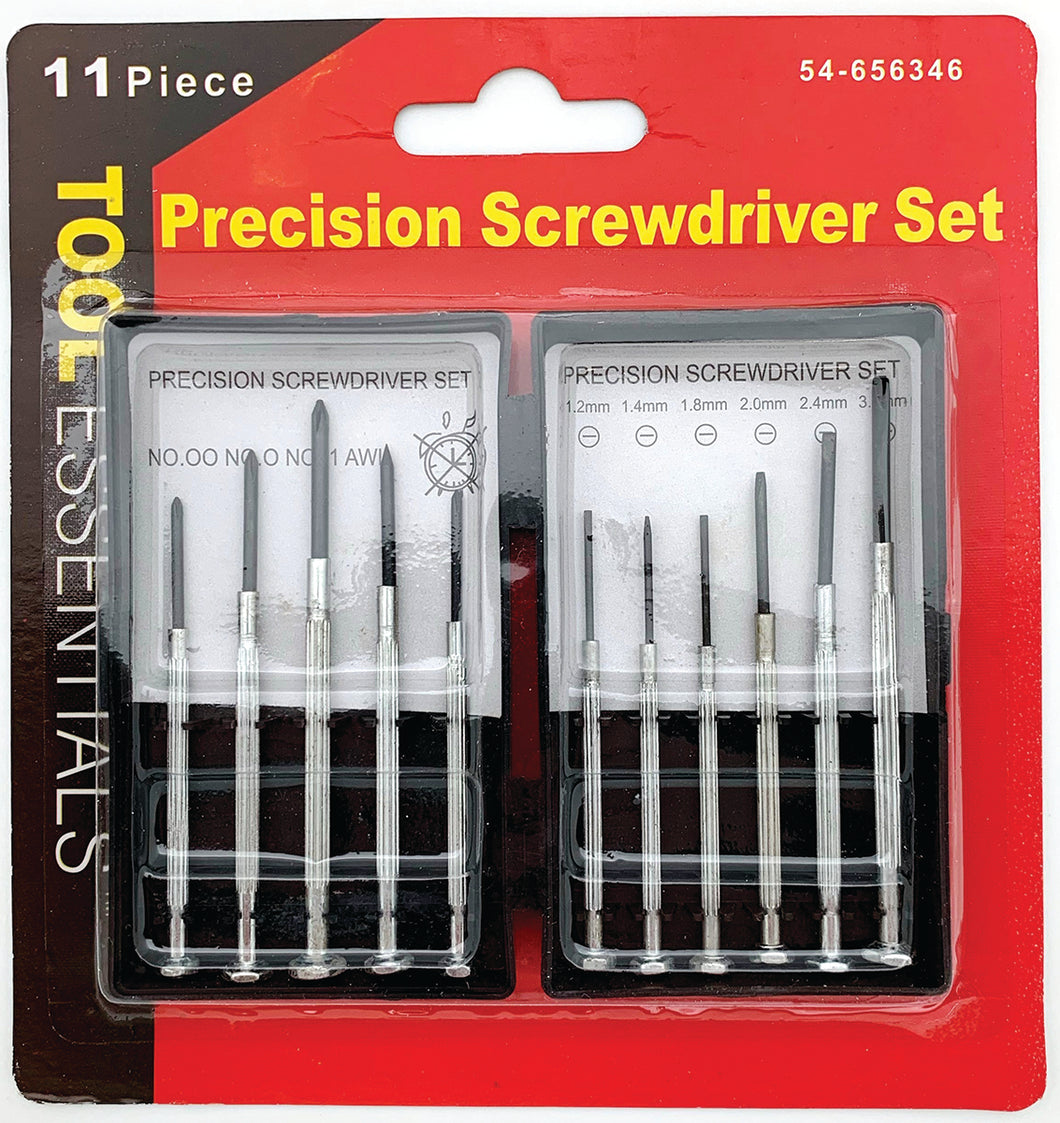 Precision Screwdriver 11pc Set with Case