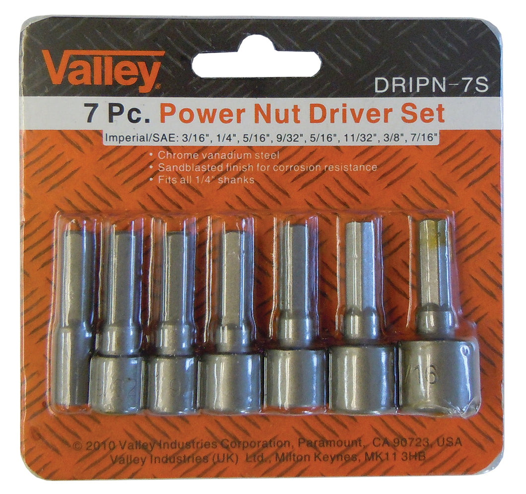 7pc Power Nut Driver SAE