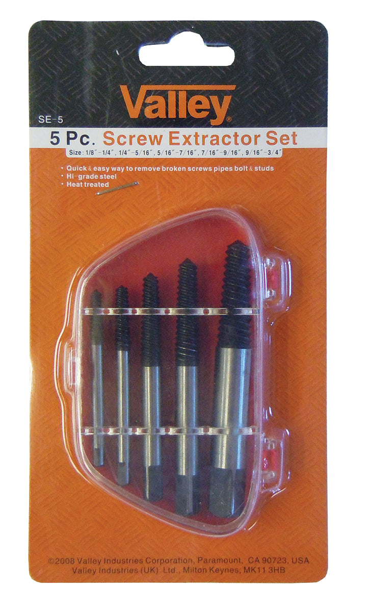 5pc Screw Extractor Set