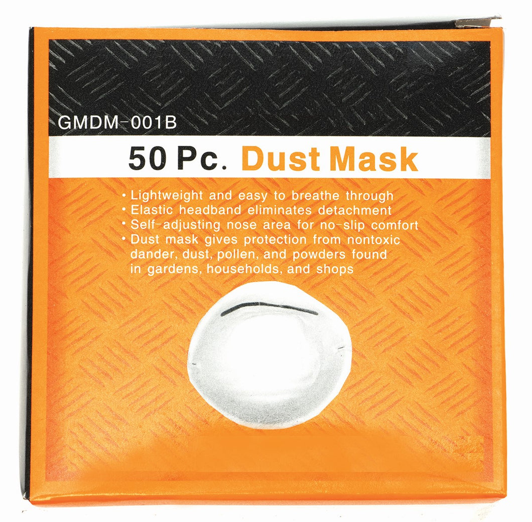 50pc Dust Mask Set, Adjust Nose Piece