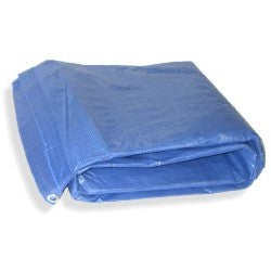 MBS 10' x 12' Lightweight Woven Polyethylene Tarp with Aluminum Grommets