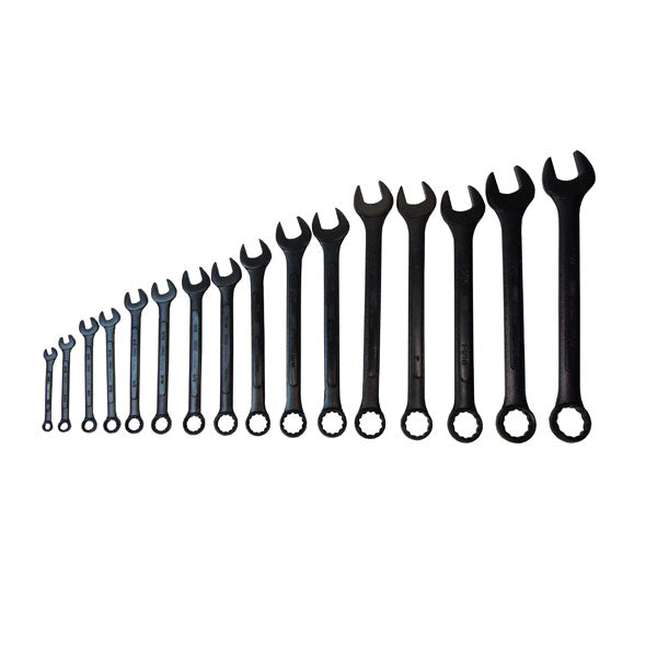 16pc SAE Combination Wrench Set 1/4