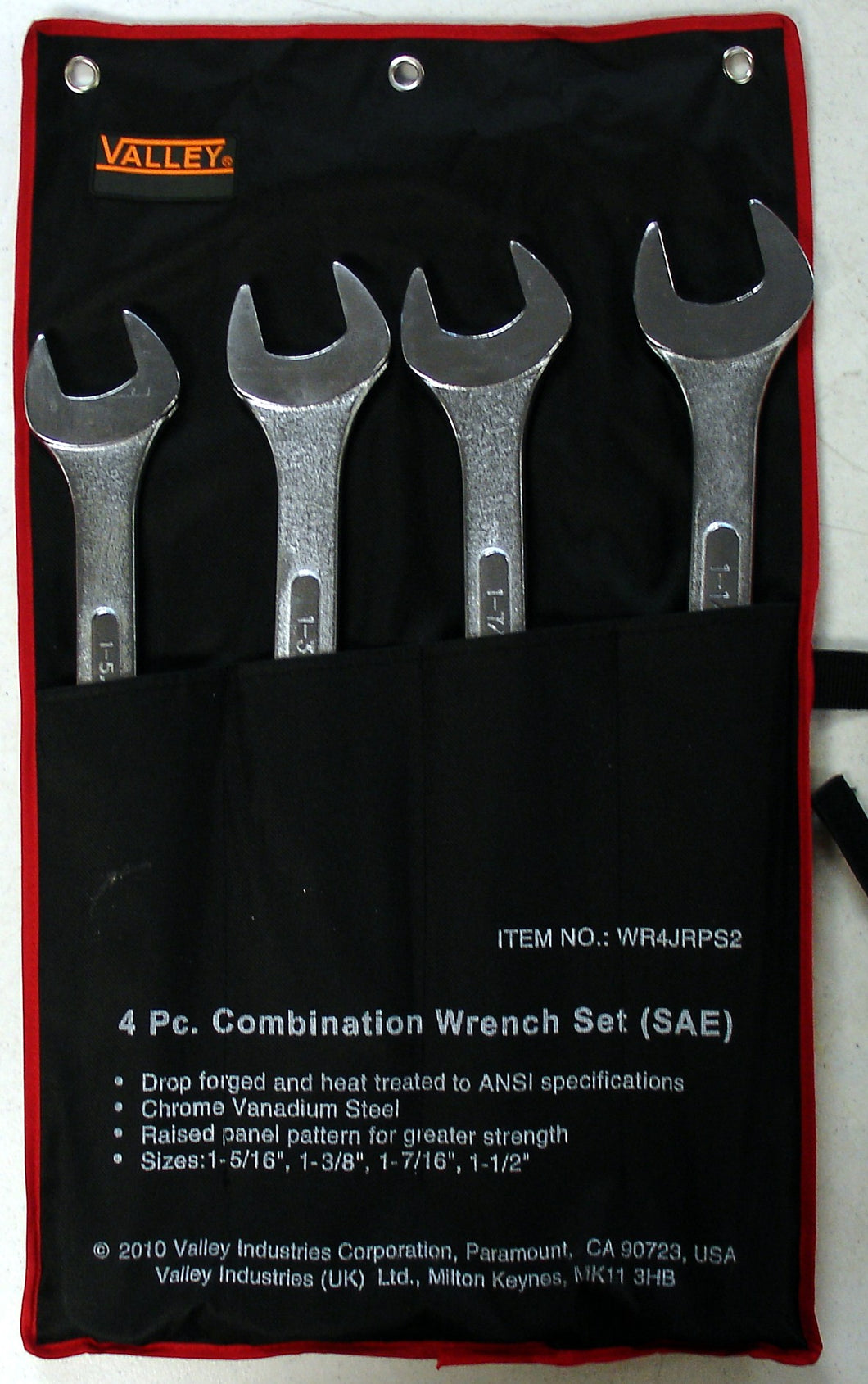 Valley 4pc SAE Combination Wrench Set 1-5/16